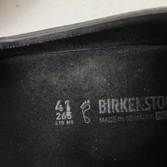 Birkenstock Size 41 Profi-Birki Polyurethane Black Vegan Clogs Black Unisex - Picture 11 of 12